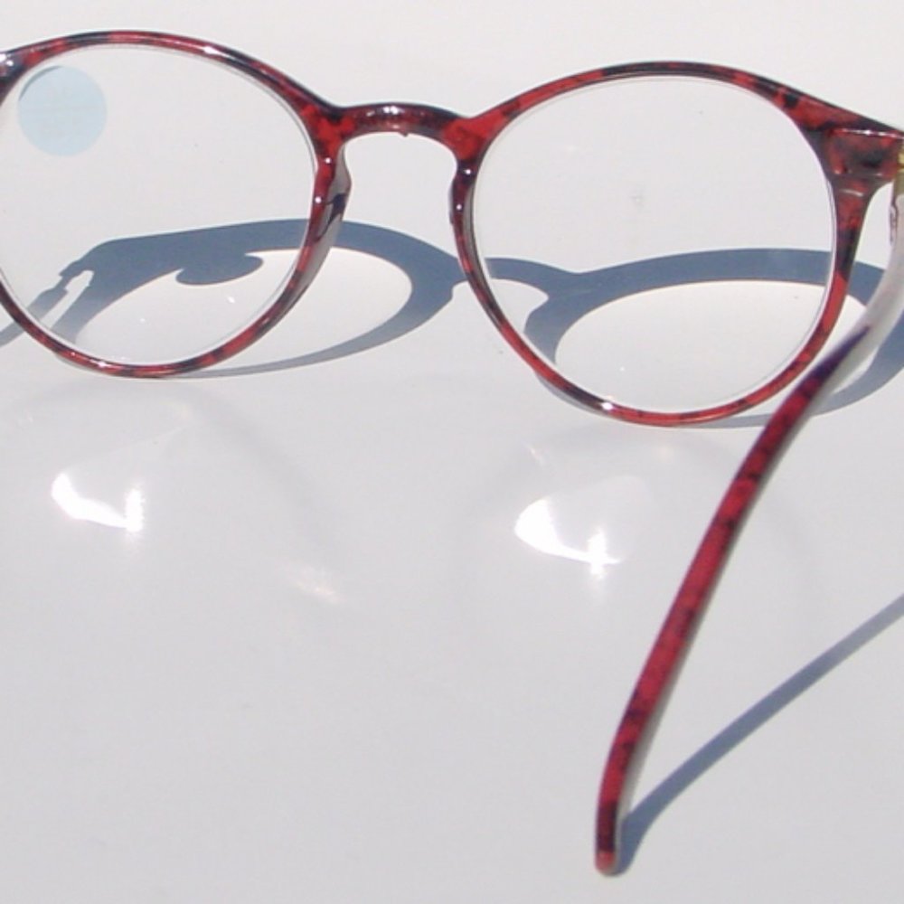 (NWT) Vintage 90's PC School Girl Reading Glasses +2.75 (S.Burgundy) - Picture 3 of 4